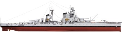 Hobby Boss 86502 Pola 1941 - Incrociatore Pesante 1:350 foto 5