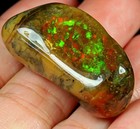 52.3Ct African Polished Black Opal Nugget Specimen Carved Facet Rough YWB1383 — photo 1