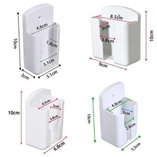 Remote Control Holder For TV Air Conditioner Wall Mounted Phone Storage Rack Box