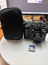 Canon PowerShot G9 6x 12.1MP Digital Camera, Black - Tested & Working