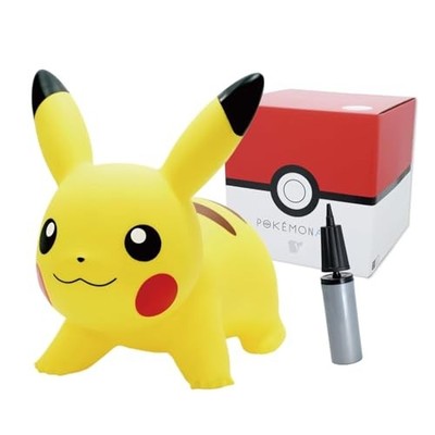 POKÉMON AIR Pikachu Aufblasbares Aufsitzspielzeug Waldduft mit Luftpumpe / PO...