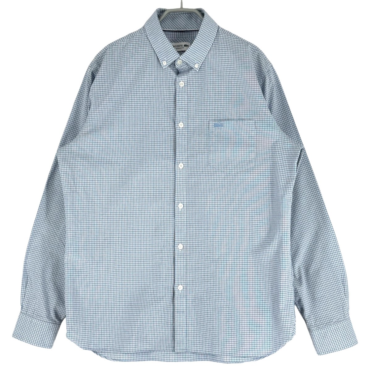 Lacoste Men Regular Fit Long Sleeve Casual Formal Shirt Size 41 - M/L