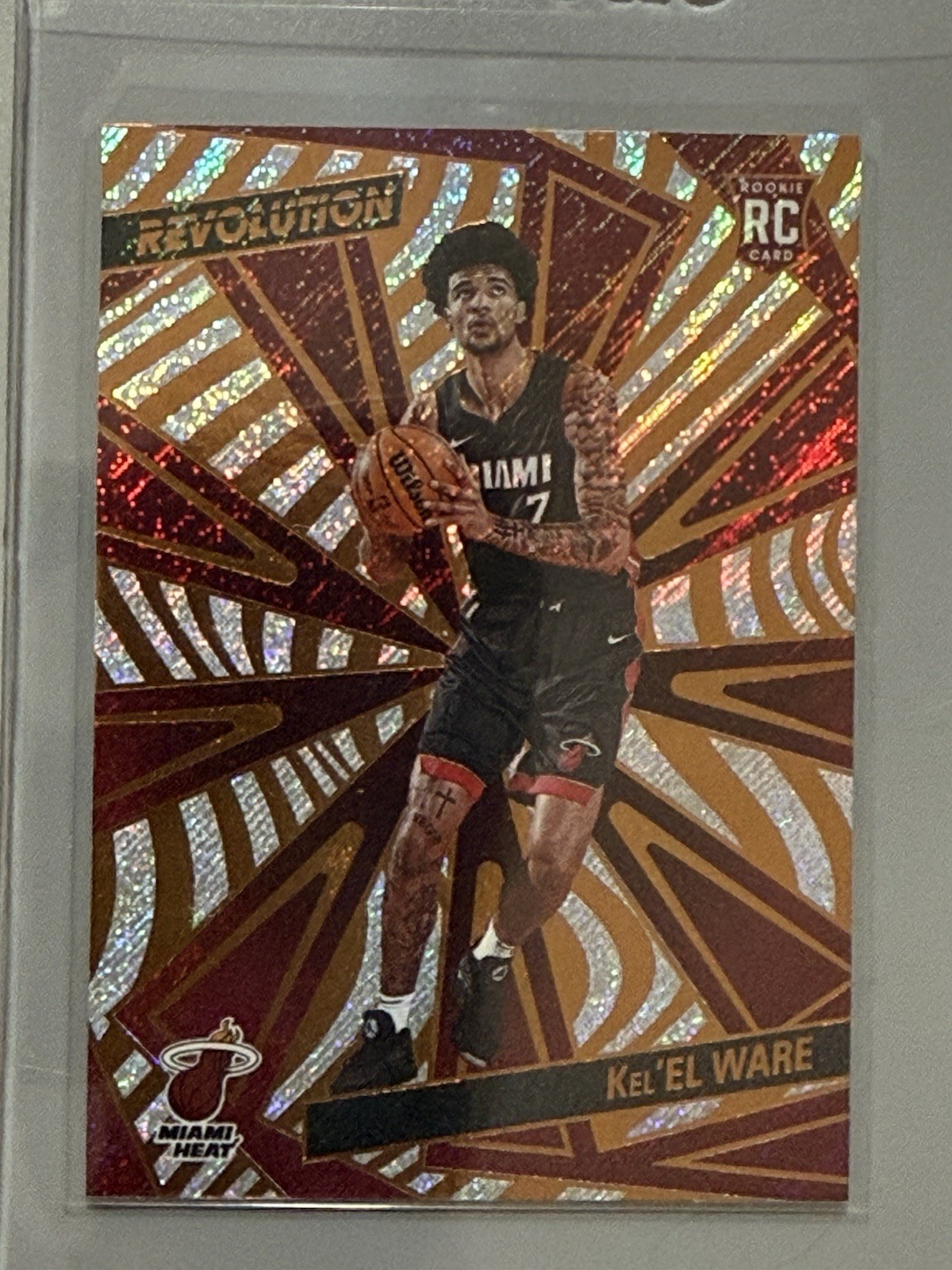2024-25 Revolution Kel'el Ware Rookie RC #102 Miami Heat