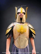 Medieval Elves Prince Lady Half Body Armor Suit Roman Knight Fantasy Cosplay