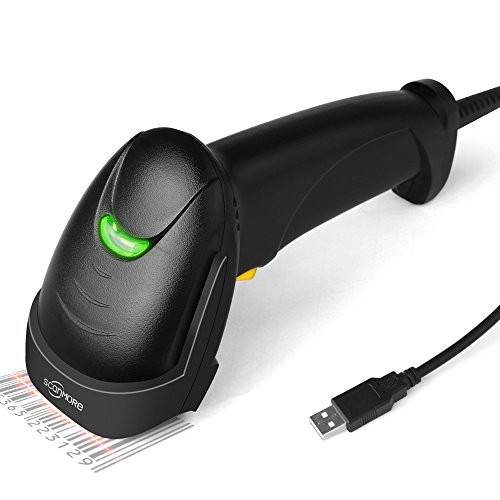 Handheld Laser USB Cable Barcode Scanner Wired Reader Automatic 1d Bar ...