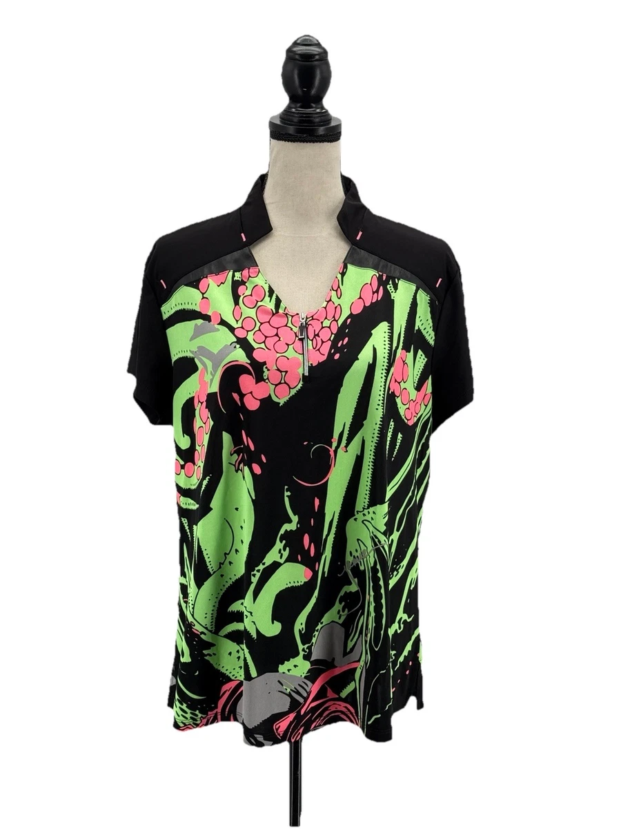 Chemise bleu grisé satinée imprimé foulard Femme