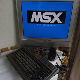 Panasonic MSX2 FS-A1F MK2 Personal Computer, PSU and Manual set, Working, Japan