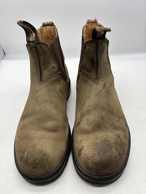 Blundstone Classic Chelsea Boots Rustic Brown Leather Sz 8  display picture 1