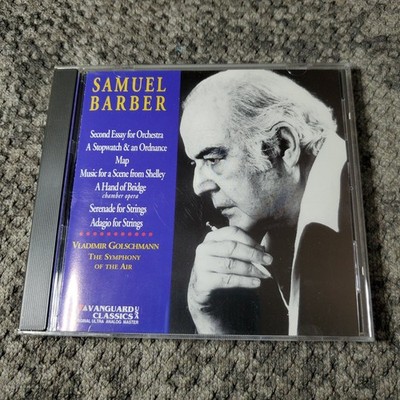 Samuel Barber - Music of Samuel Barber CD 1999 Classical Vanguard Classics USA