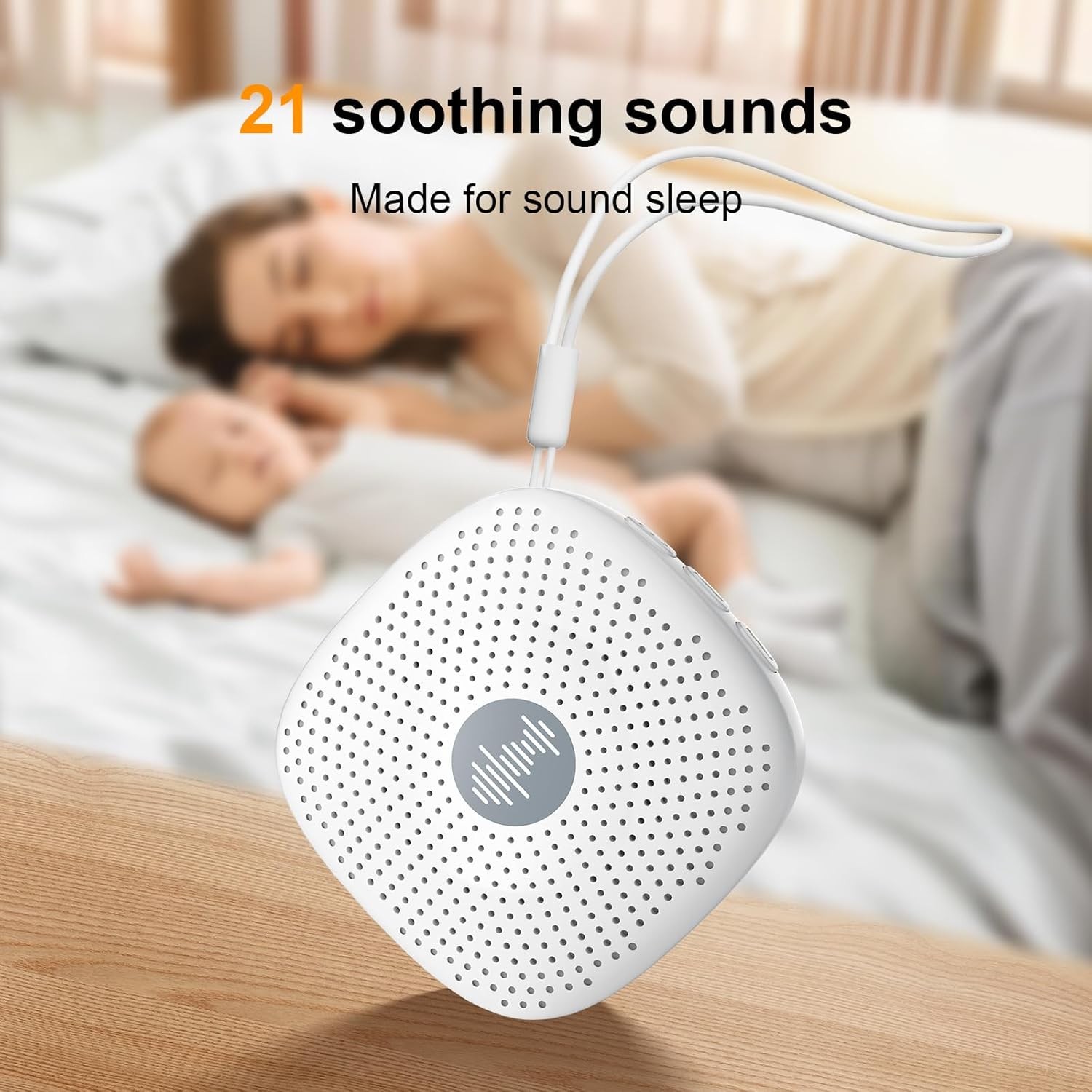 White Noise Nature Sound Machine Sleep Aid Sounds Sleeping Machine Therapy Relax