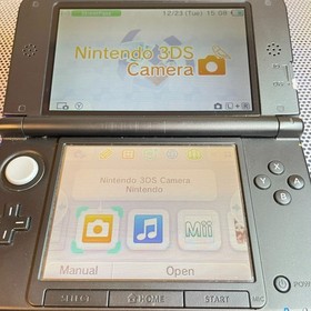 Nintendo 3DS LL XL Console Region Free English Menu 64GB SD Charger Very Good