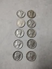 Mercury Dimes 1941,42, 44P🔥Lot Of 10 90% Silver 🔥$1 Face #5