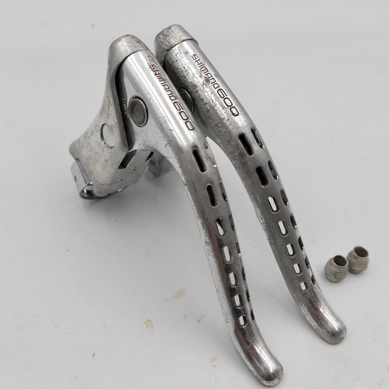 Shimano 600 EX, BL-6208, Non Aero Brake Levers, 1980s Vintage 