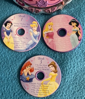 VERY RARE 2000s Disney Princess Portable CD Player TESTED & WORKS