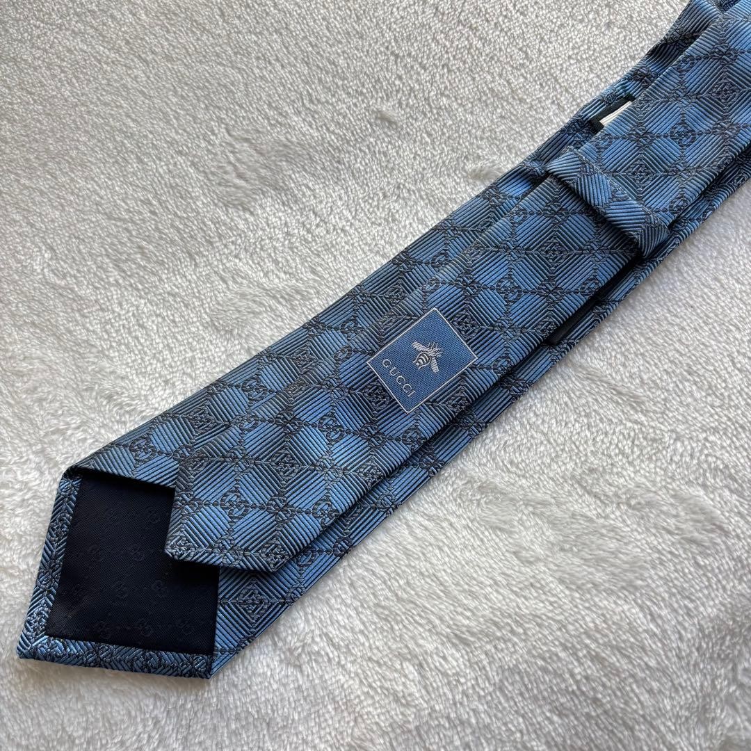 Almost Unused Gucci GG Pattern Interlocking Silk … - image 8