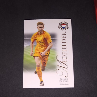 2023-24 Futera Unique World Football Frenkie De Jong #037 FC Barcelona Dutch