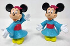 New ListingDisney Minnie Mouse Oriental Kimono Toy Figures Epcot Center 3 1/4" Geisha - Two
