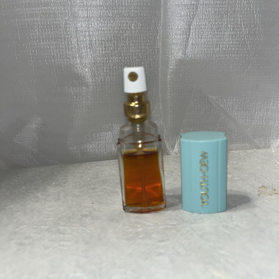Mini Sprayed Estee Lauder YOUTH DEW .25oz Mini Spray Perfume EDP. Vintage, Iconic ...