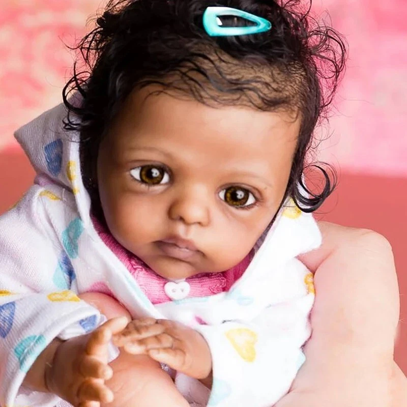 Doll Mini Unfinished Reborn Baby Doll Kit 10inch Unpainted Parts Blank DIY New - Image 3 of 4