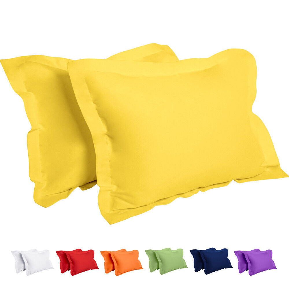 1800 Pillow 超歓迎された Shams Standard Queen Soft 在庫処分大特価 Set Ultra King Pillowcase