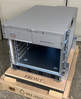 Cisco ASR9006-DC-V2 Router Blank Chassis Only Box Opened Missing Accessory Kit