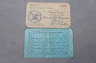 1917 New York Police Dept Pistol Permit & 1929 NRA Annual Member Card US HISTORY — photo 1