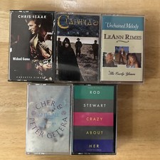 A set of 5 music cassettes