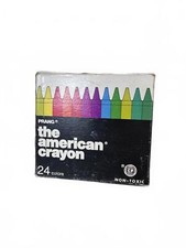 Vintage Prange The American Crayon 24 pack -- Art Supplies USA Made