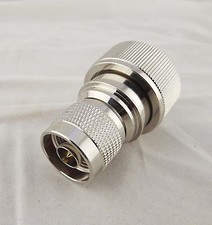 1x L27-N Adapter L27 Male Plug to N Male Plug Straight RF Coaxial Coax Connector