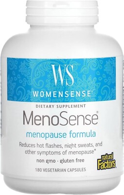 Natural Factors WomenSense MenoSense menopause formula 180 caps