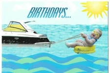 *NEW LEANIN TREE CARD - BABIES - BIRTHDAY - approx 4.5 x 7" w/Envelope