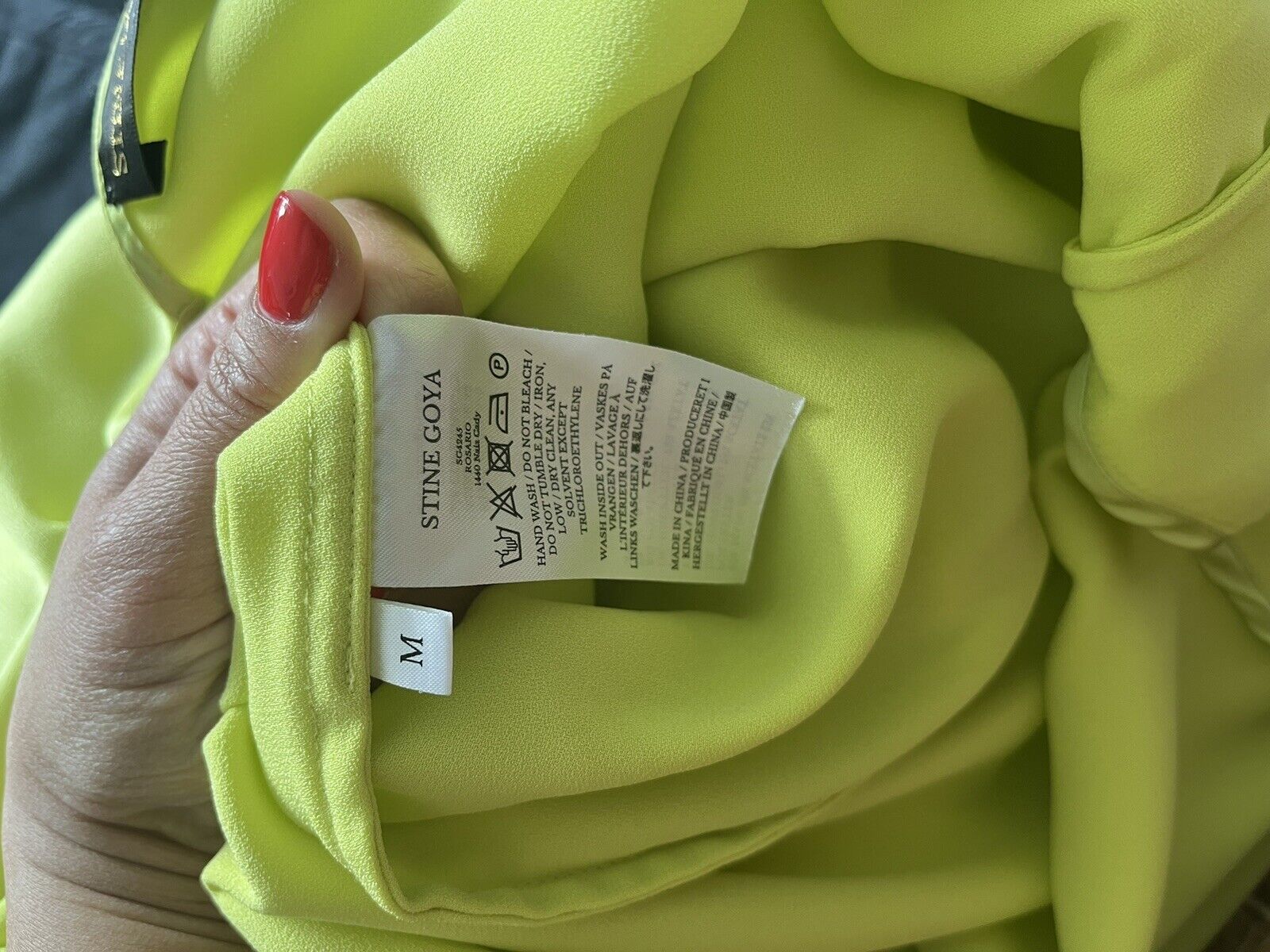 Stine Goya Green Rosario Dress M - image 9