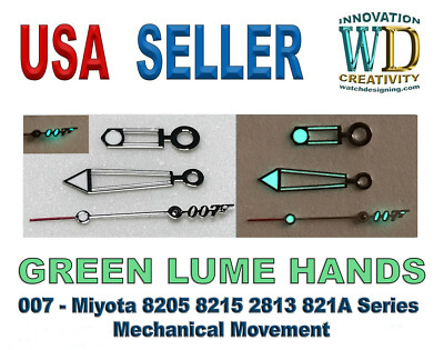 Watch Hands Repair 007 Sec Miyota 8205 8215 2813 821A Series Mechanical Movement