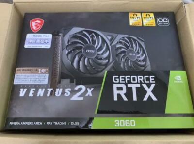 MSI GeForce RTX 3060 VENTUS 2X 12G OC VD7553 Graphics Board | eBay