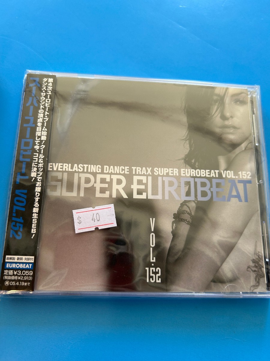 SUPER EUROBEAT Vol. 152 CD SOUNDTRACK EVERLASTITING DANCE TRAX DDR