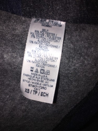 NWT SPLENDID Navy and Dark Gray Funnel Neck Botton up Jacket- Women's size XS - Picture 4 of 7