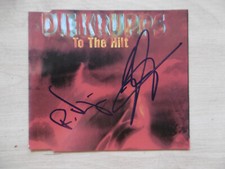 Die Krupps autographs signed CD cover "To The Hilt"