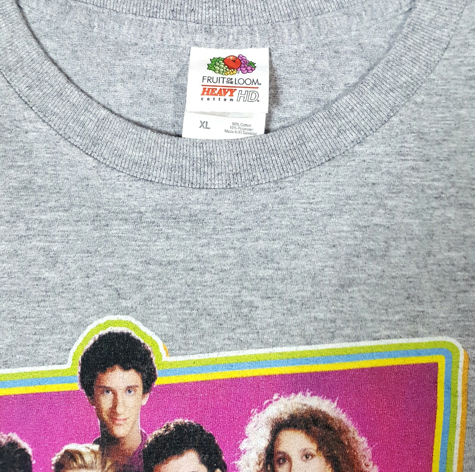 ALTRA Saved By The Bell Cast Photo 80s NBC TV Show Gray 2010 T Shirt Mens Size XL
