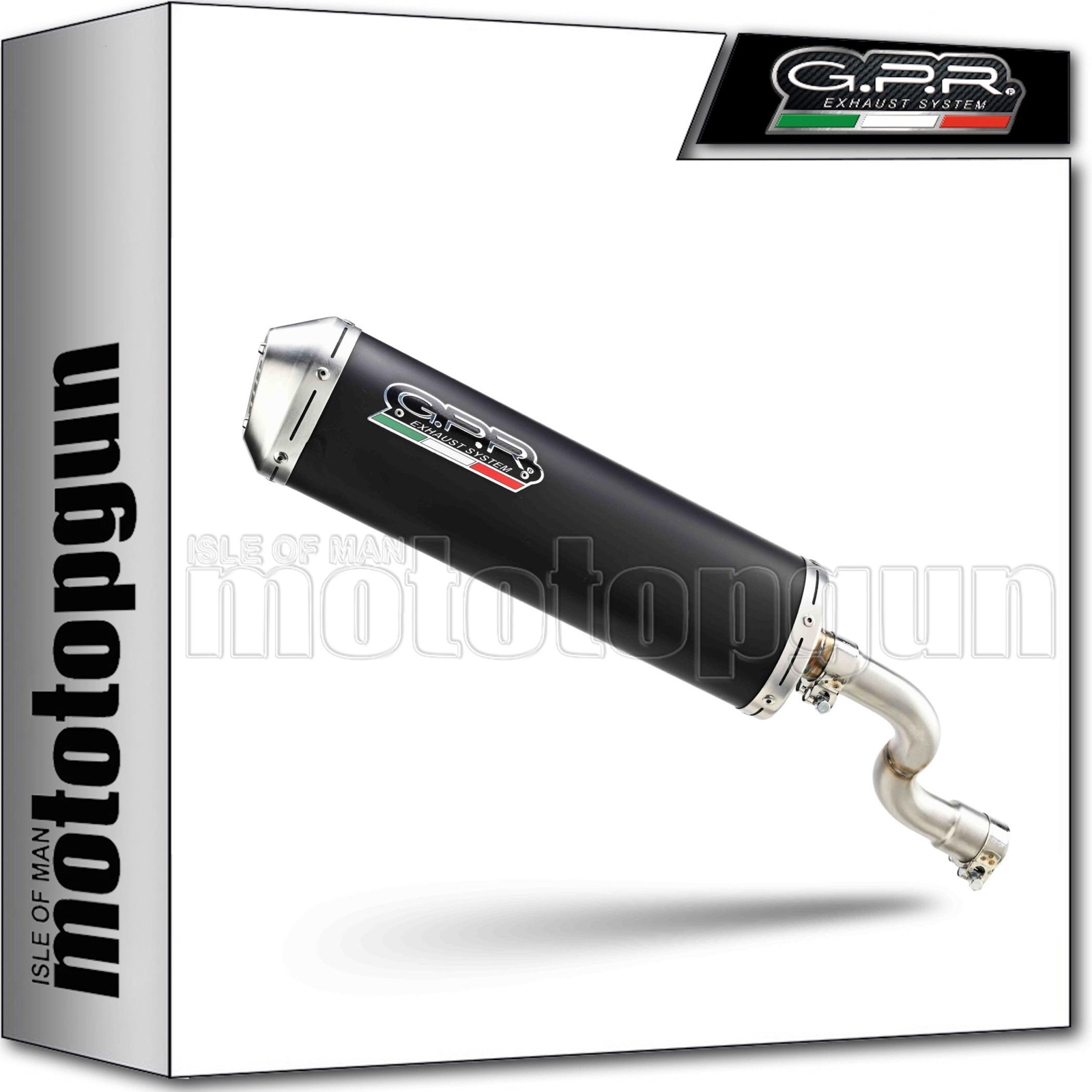 full system exhaust open black gpr for piaggio vespa 150 et4 1998 98 1999 99