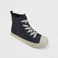 Boys' Shiloh Lace-Up Zipper Sneakers - Cat Jack in Blue, Choose Size
