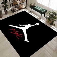 Iconic Basketball Man Rug, Sports Them rug, Trendy Rug, Basketball Man Rug,Sport