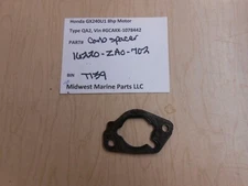16220-ZA0-702 Honda GX240U1 8hp Motor carburetor spacer T139