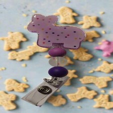 Badge Reel Circus Animal Cracker