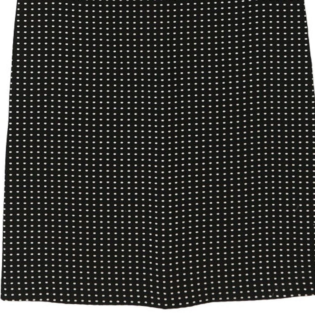 Abito midi Moschino a pois economico e chic grande cotone bianco e nero