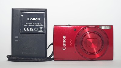 Canon IXY 190 Powershot ELPH 190 IS Compact Digital Camera Red 