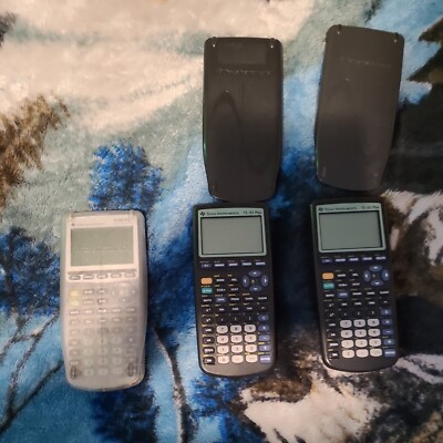 Texas Instruments TI-83 Plus Graphing Calculator for parts some work. Whole Lot 