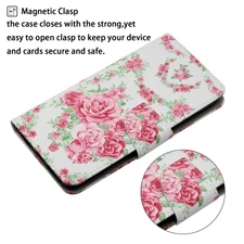 Flower Flip Phone Case For iPhone Samsung Huawei LG Sony Nokia Xiaomi Vivo OPPO