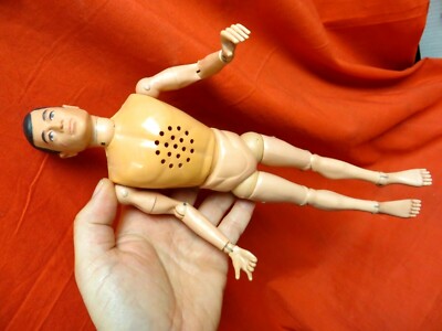 1964 VINTAGE GI JOE JOEZETA:  SAMPLE ? TALKER CHESTED FIGURE W/NO STRING HOLE 