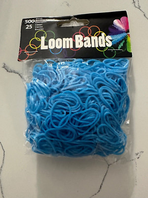 Rainbow Loom Bands Assorted Colors Available 500 Each Pack w/C Clips You Choose
