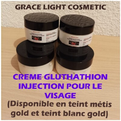 CREME GLUTATHION INJECTION POUR LE VISAGE